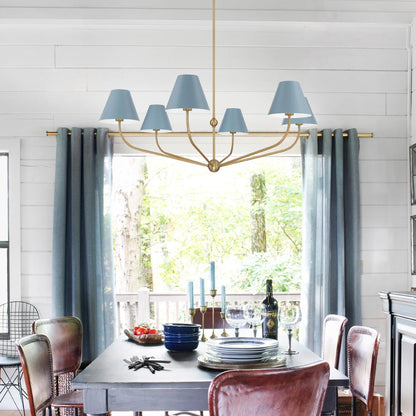 Xavier Multi Light Chandelier in dining room.