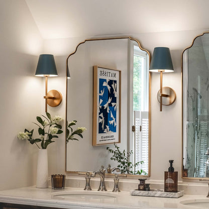 Xavier Wall Light in bathroom.