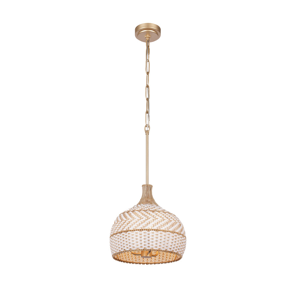 Zanzibar Pendant Light in White (3-Light).