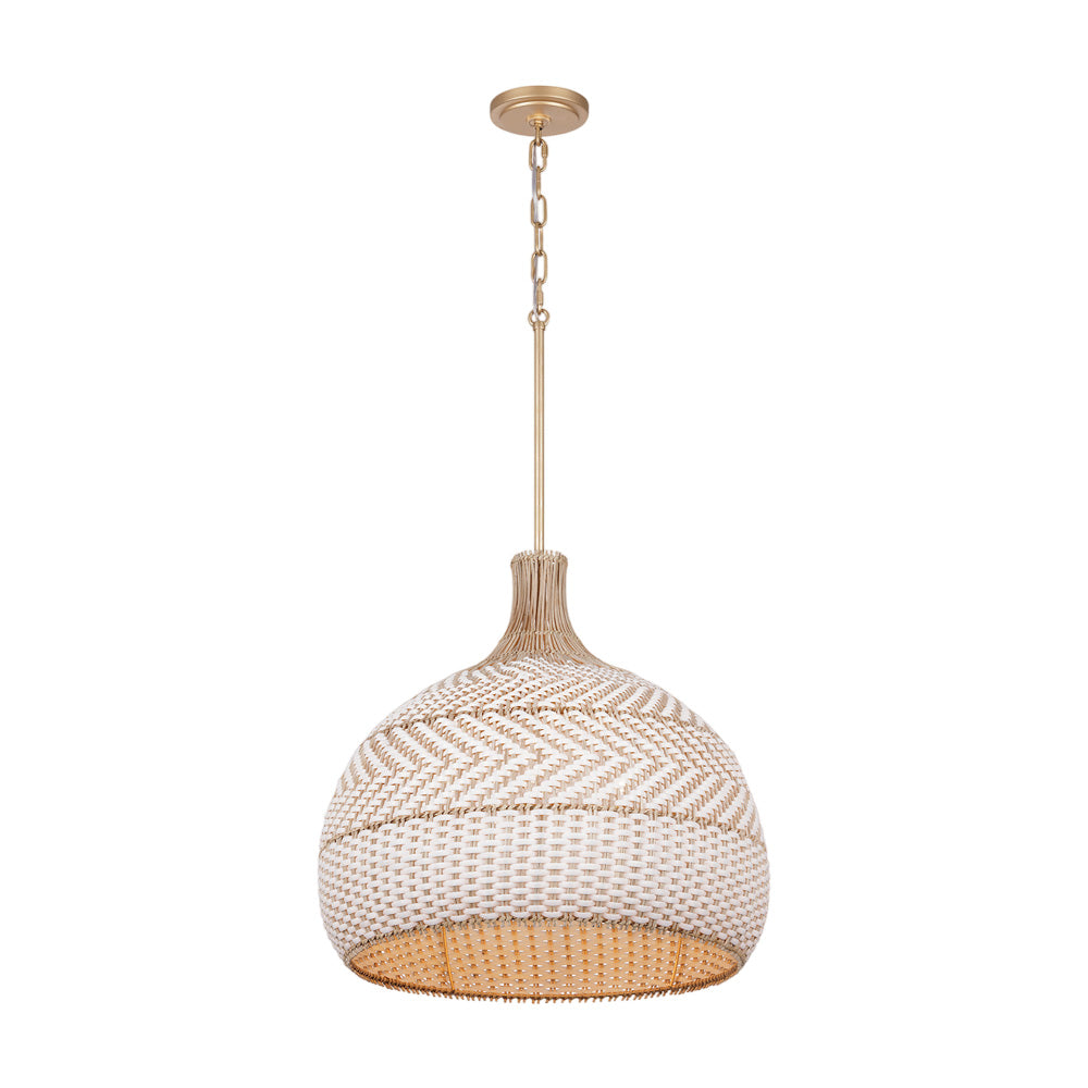 Zanzibar Pendant Light in White (5-Light).