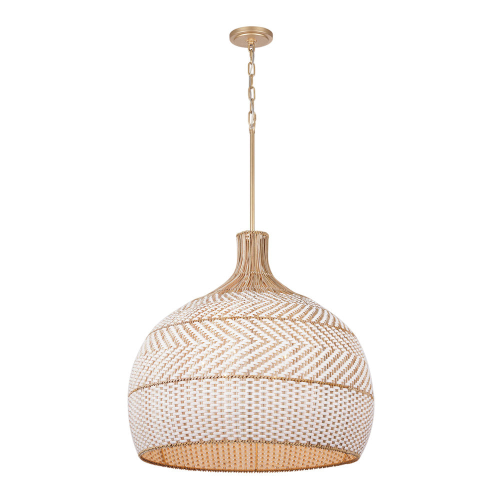 Zanzibar Pendant Light in White (6-Light).