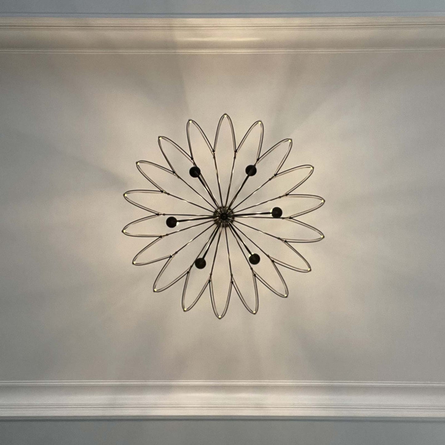 Zucca Chandelier in Detail.