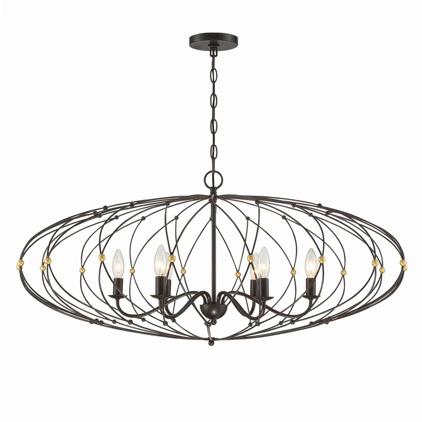 Zucca Chandelier in Detail.