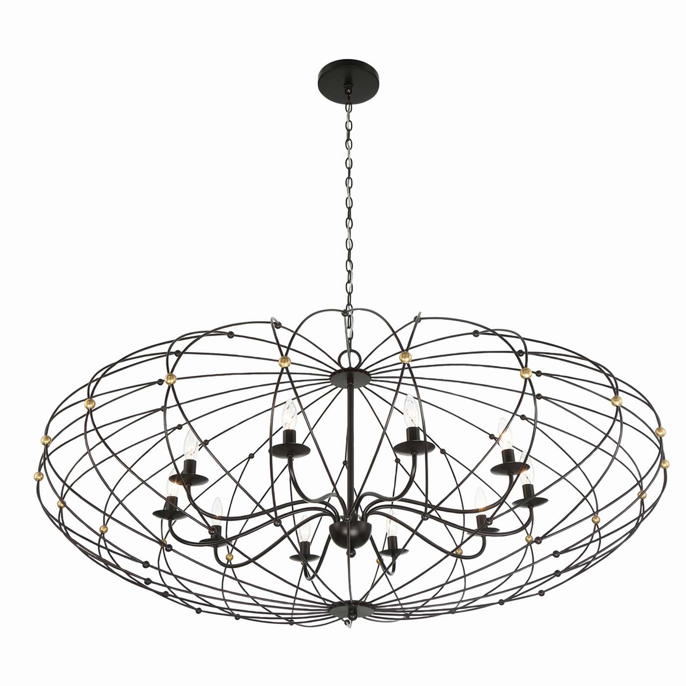 Zucca Chandelier in Detail.