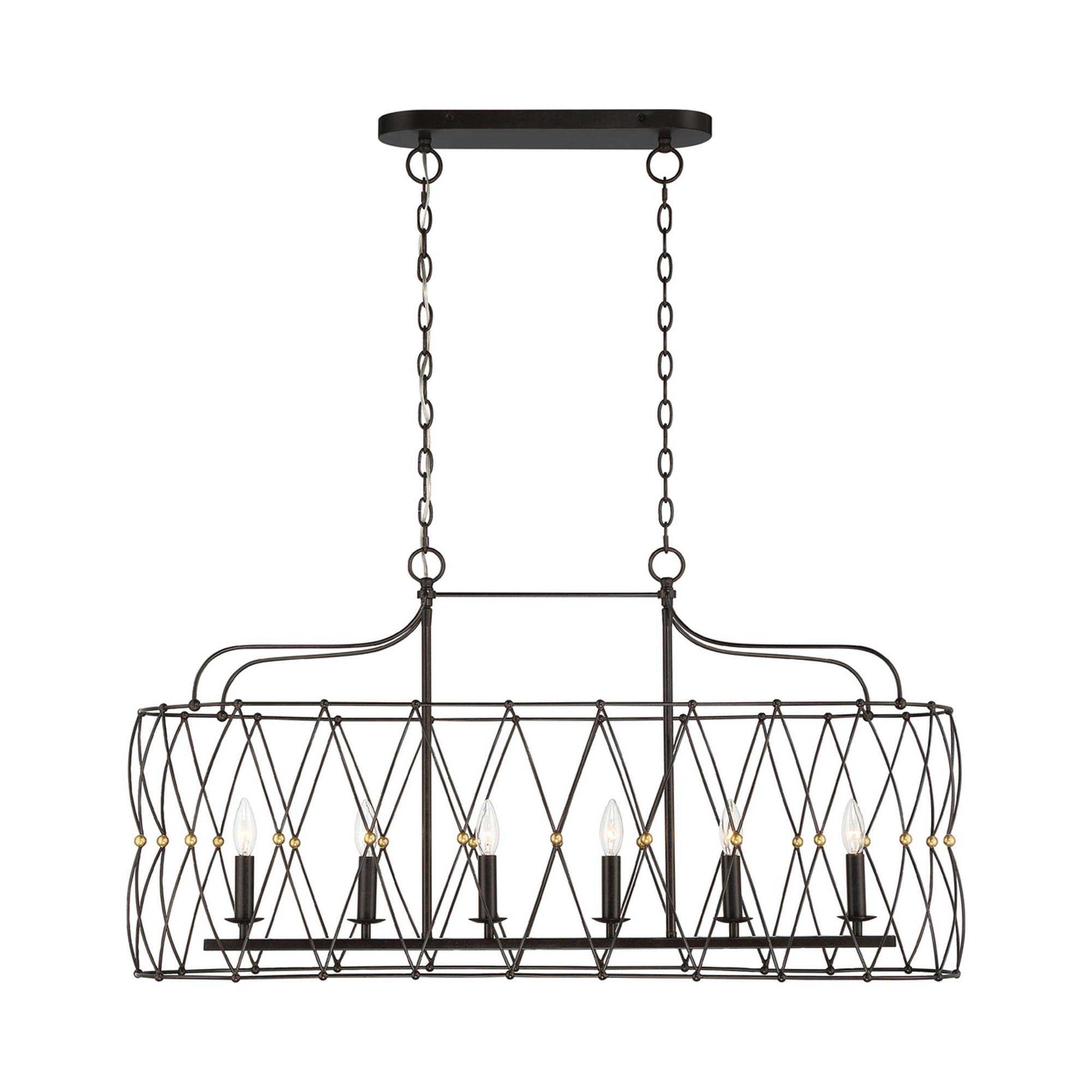 Zucca Linear Chandelier.