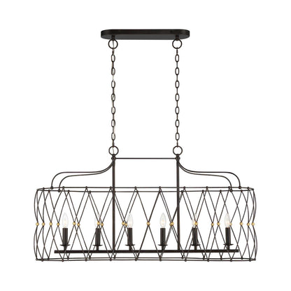 Zucca Linear Chandelier.