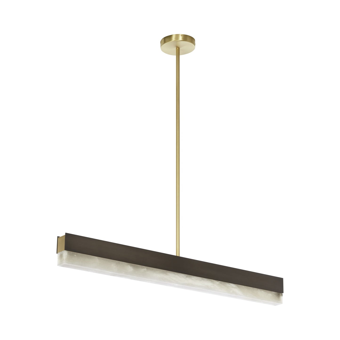 Artes Single LED Pendant Light in Bronze With Bronze (Medium).