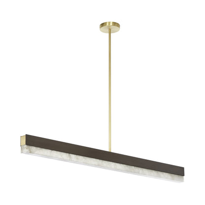 Artes Single LED Pendant Light in Bronze With Bronze (Large).
