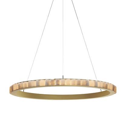 Avalon LED Chandelier in Satin Brass (X-Large).