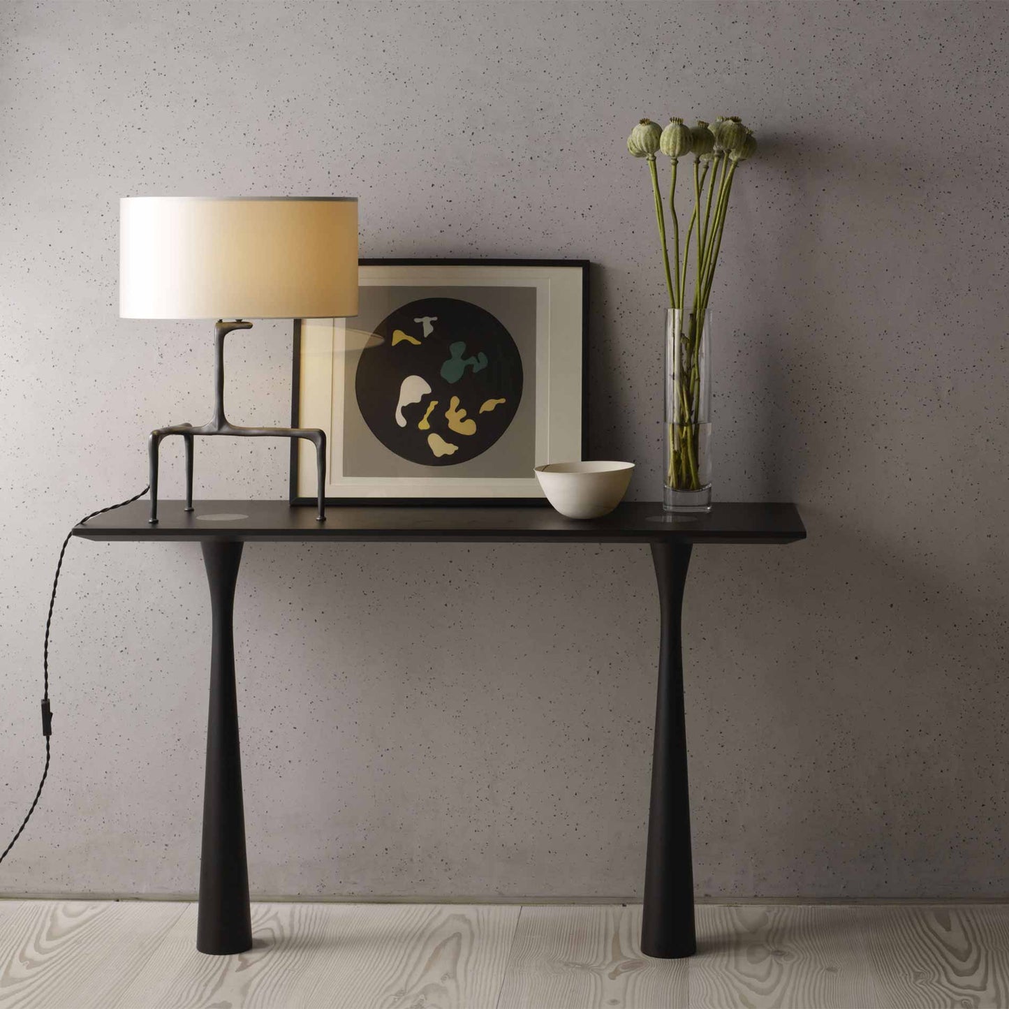 Braque Table Lamp in living room.