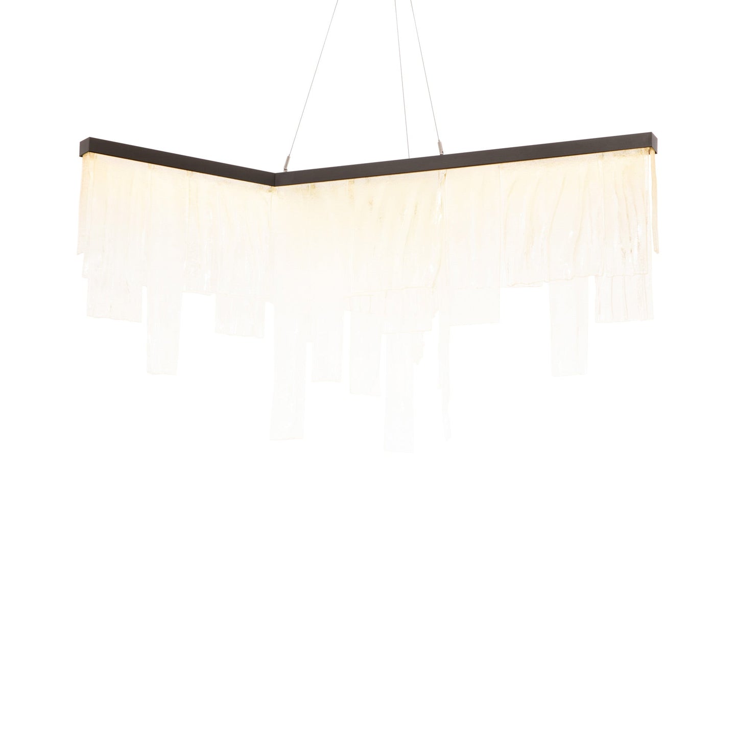 Cascata LED Chandelier in Bronze.