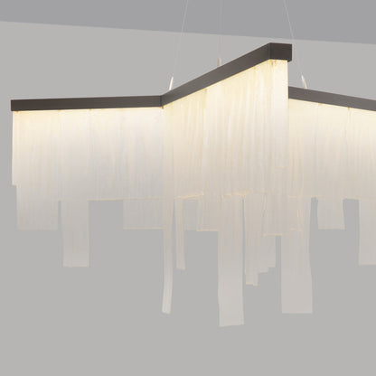 Cascata LED Chandelier in Detail.