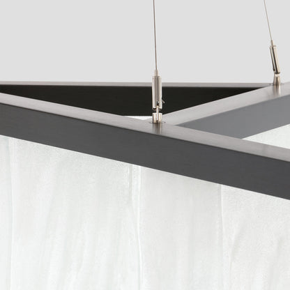 Cascata LED Chandelier in Detail.