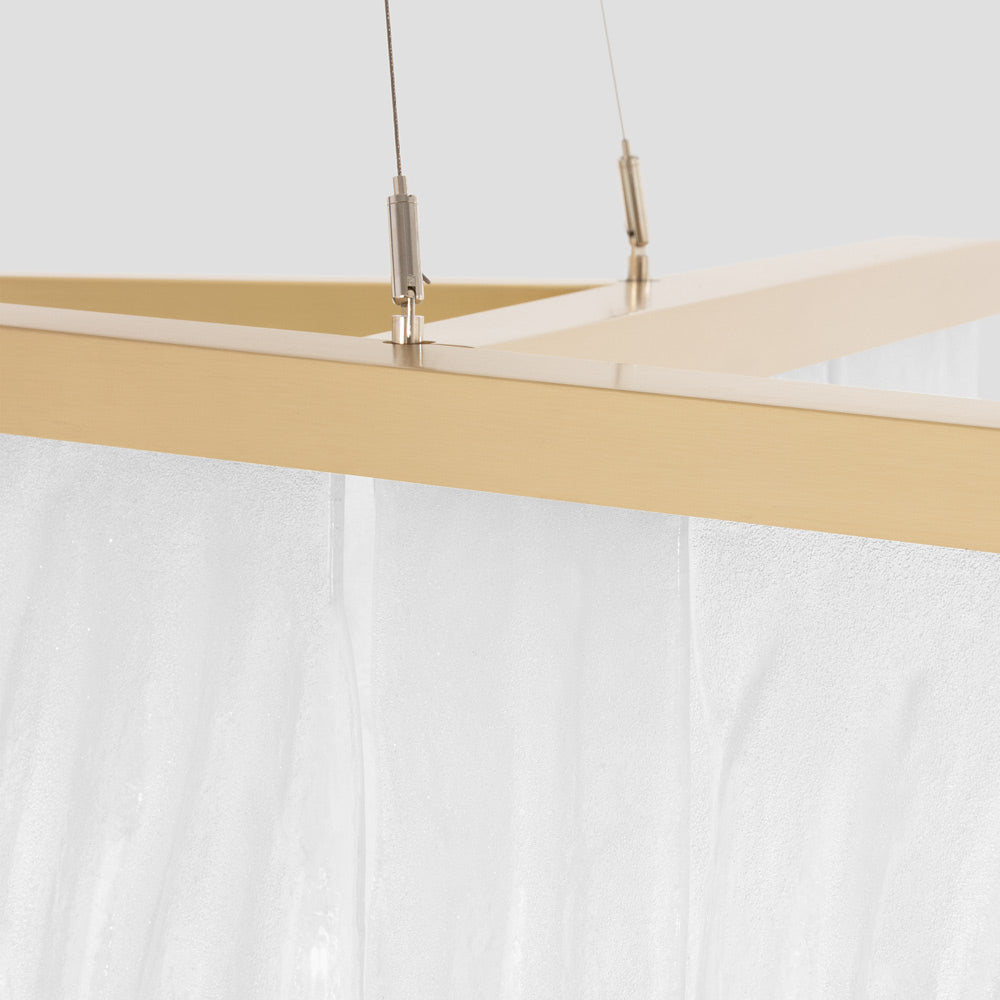 Cascata LED Chandelier in Detail.