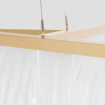 Cascata LED Chandelier in Detail.