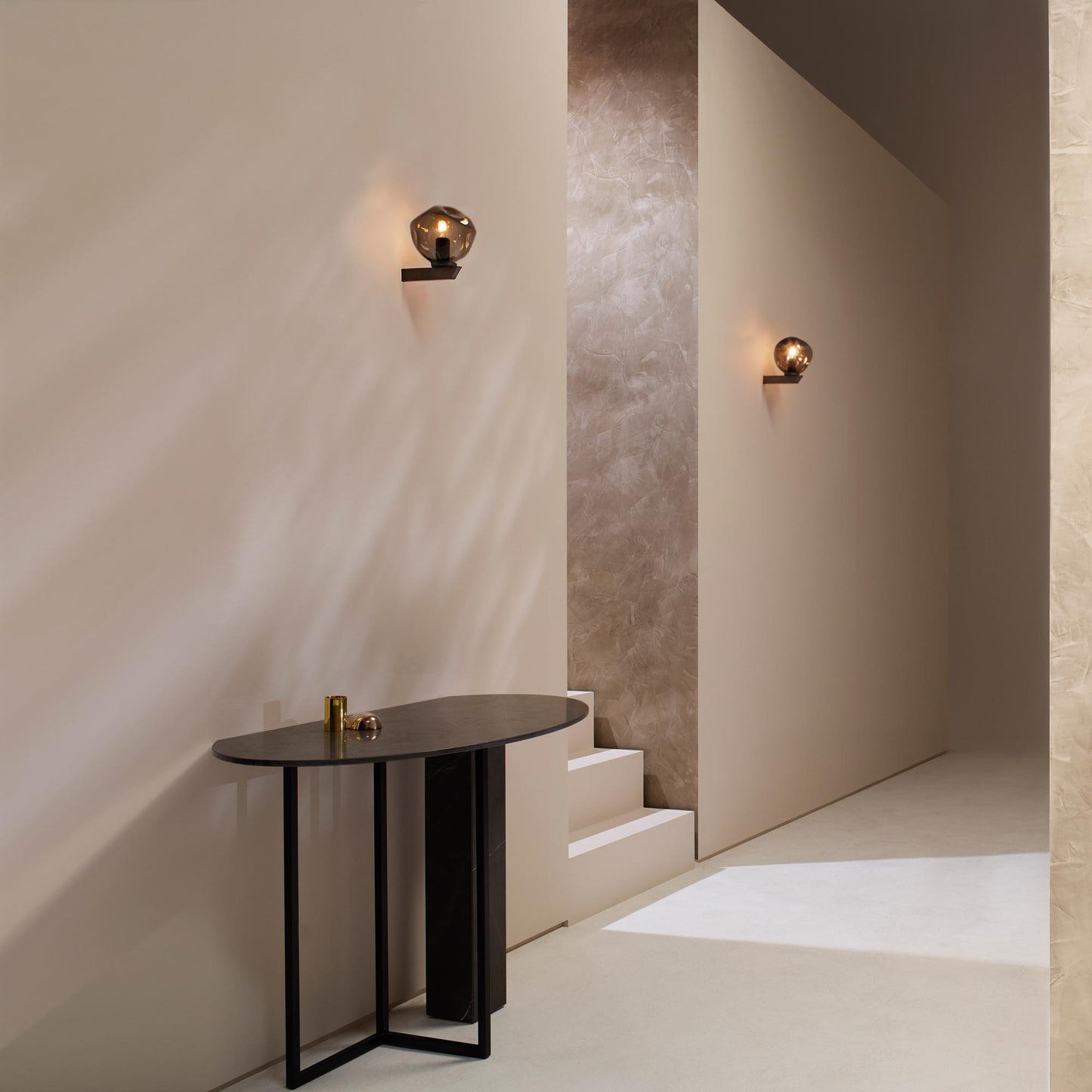 Gaia LED Wall Light in living room.