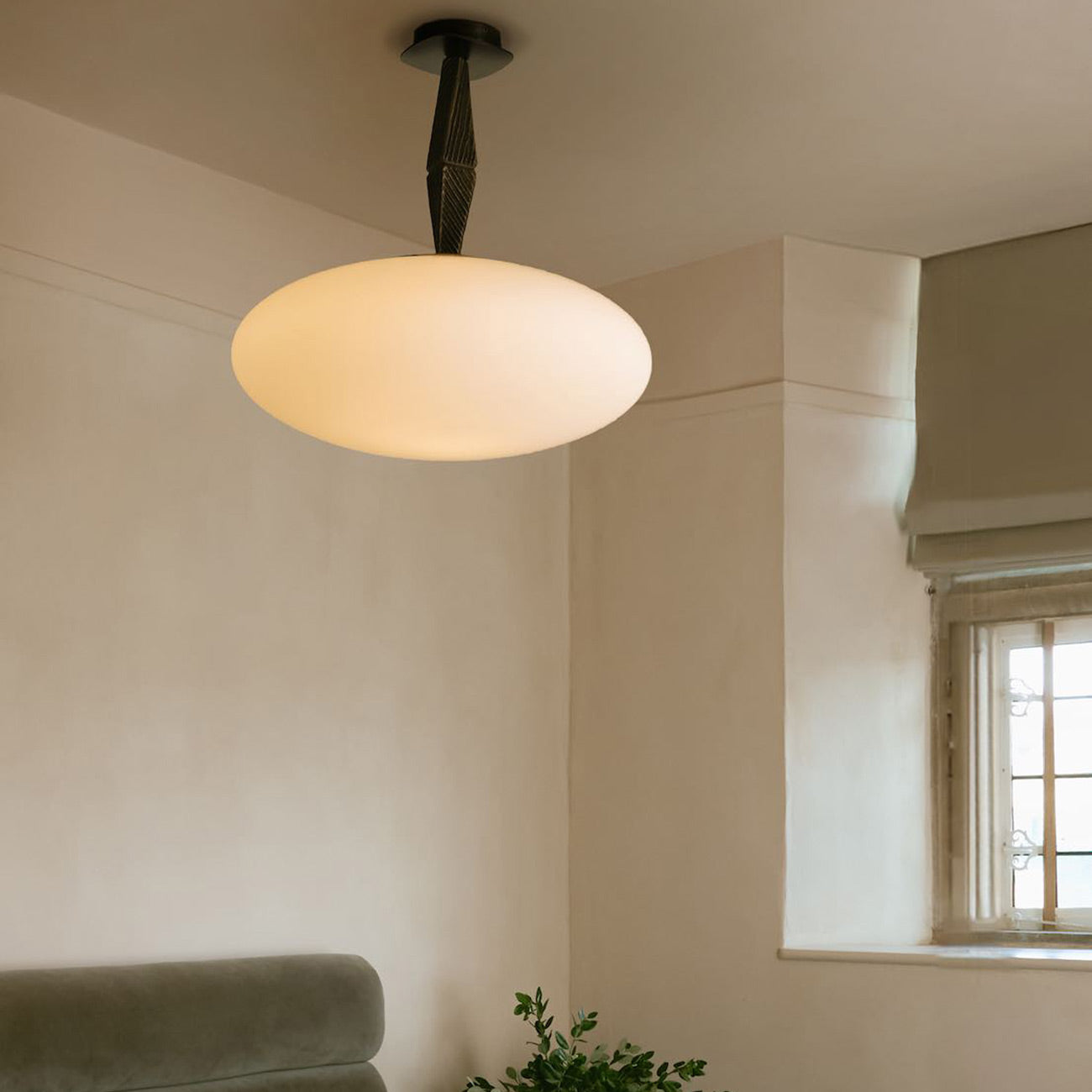 Jules Pendant Light in living room.