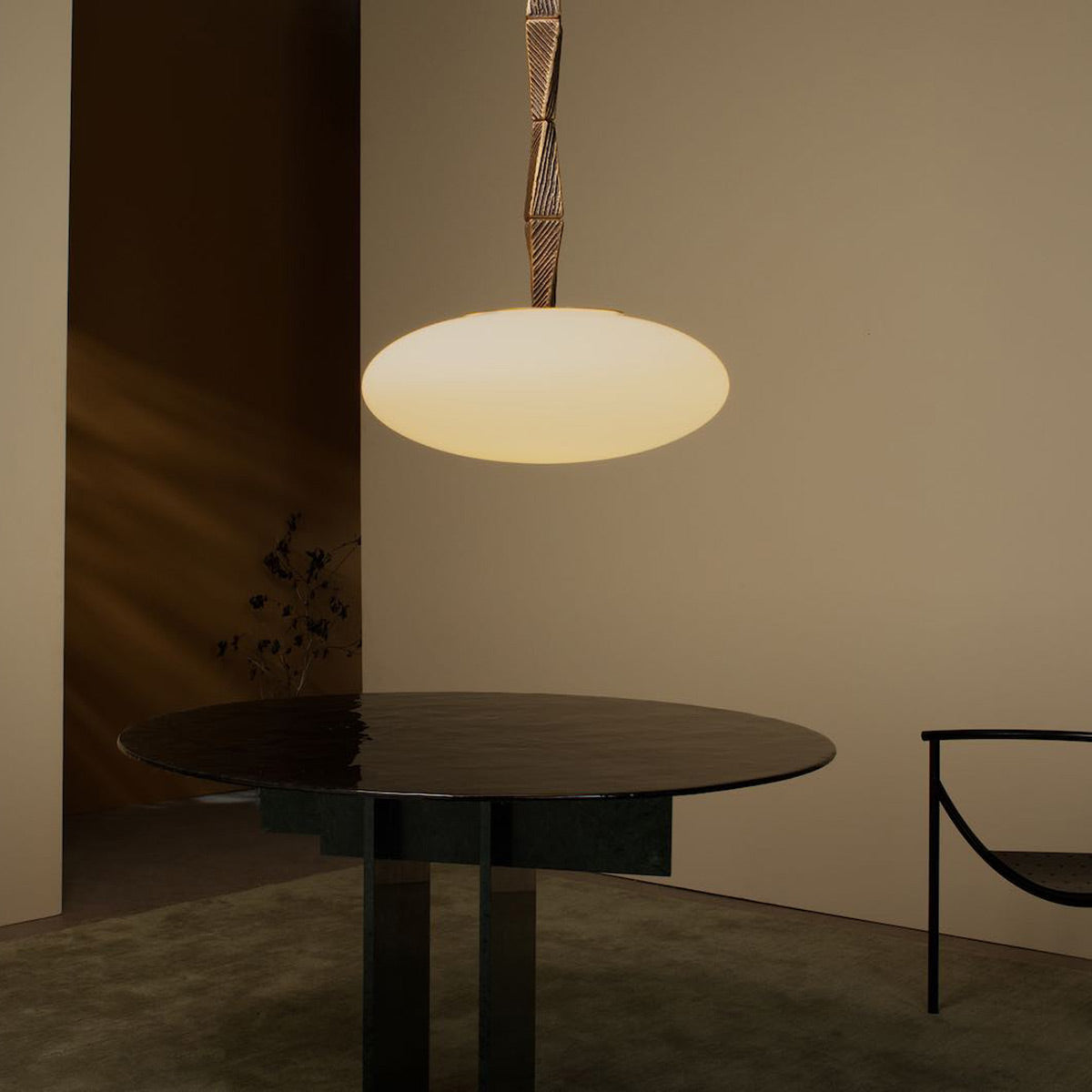 Jules Pendant Light in living room.