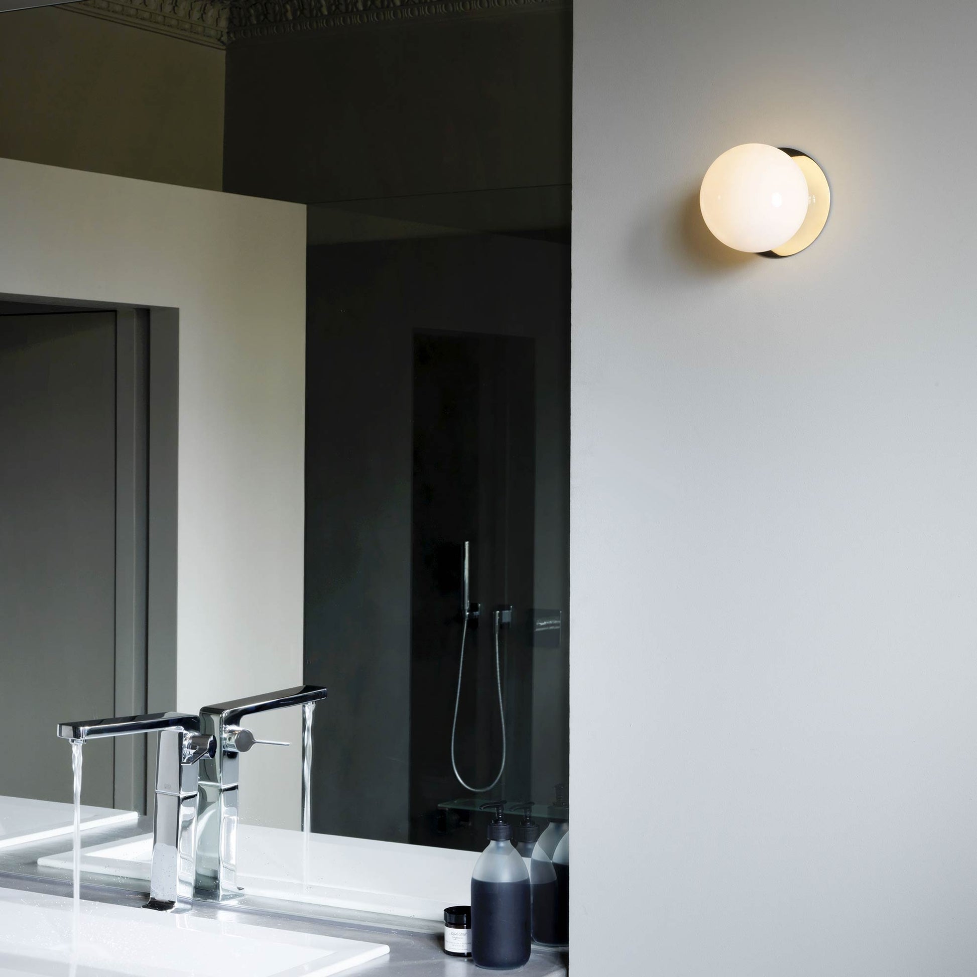 Mezzo Ceiling/Wall Light in bathroom.