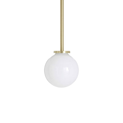 Mezzo Pendant Light in Satin Brass.