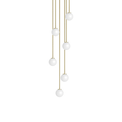 Mezzo Round Cluster Pendant Light (6-Light).