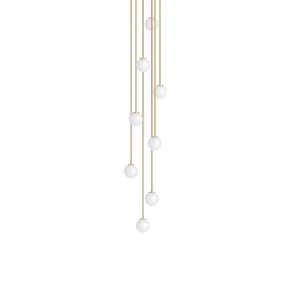 Mezzo Round Cluster Pendant Light (8-Light).