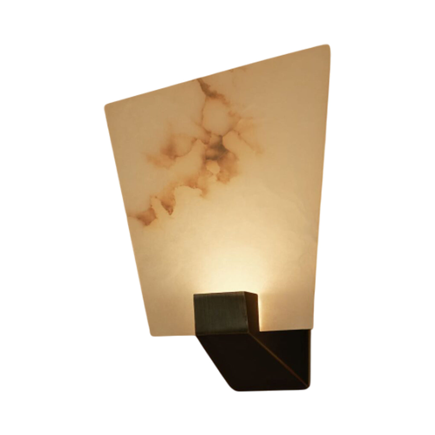 Relic LED Wall Light in Antique Bronze/Bronze Kiln Glass (Right).