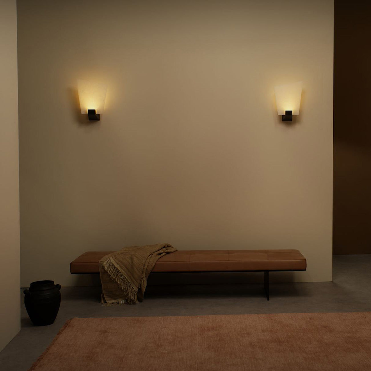 Relic LED Wall Light in living room.