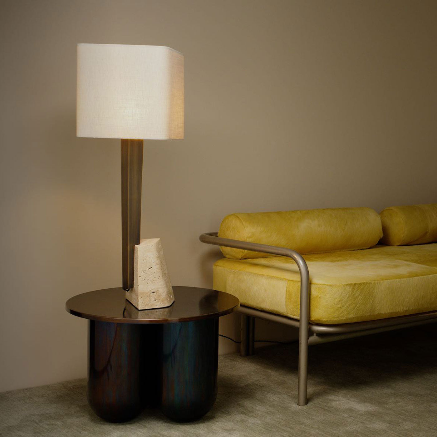 Roc Table Lamp in living room.