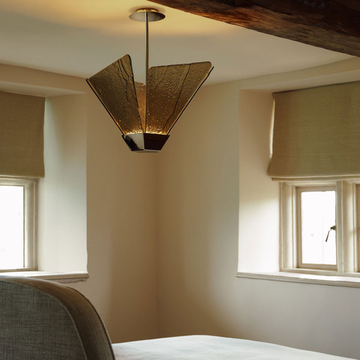 Shard LED Pendant Light in dining room.