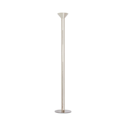 Torres Floor Lamp in Polished Nickel.