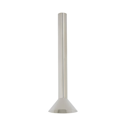 Torres Flush Mount Ceiling Light in Polished Nickel (27.56-Inch).