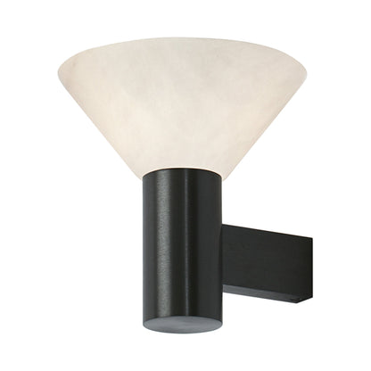 Torres Wall Light in Antique Bronze/Honed Alabaster.