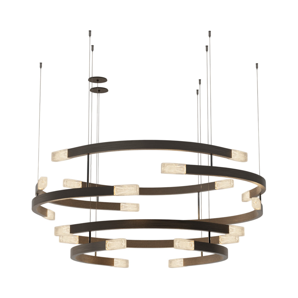 Trace Circular Halo LED Pendant Light.