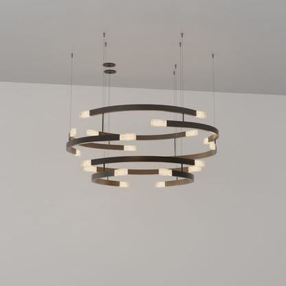 Trace Circular Halo LED Pendant Light in Detail.