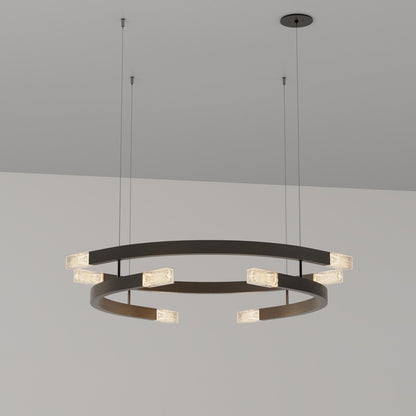 Trace Circular LED Pendant Light in Detail.