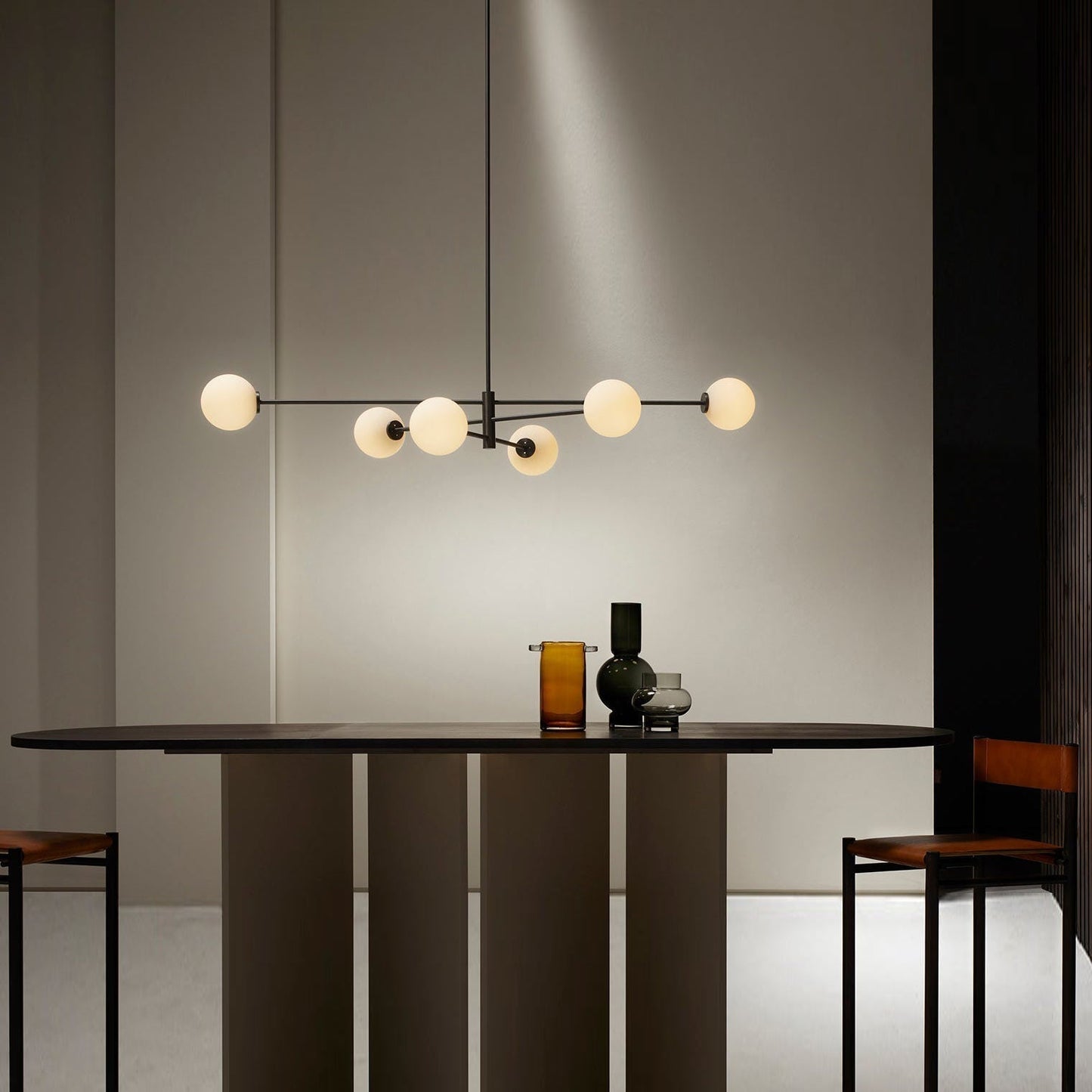 Trevi Pendant Light in dining room.