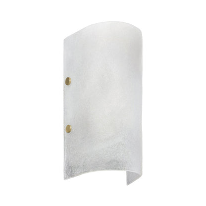 Whistler Wall Light in Satin Brass.