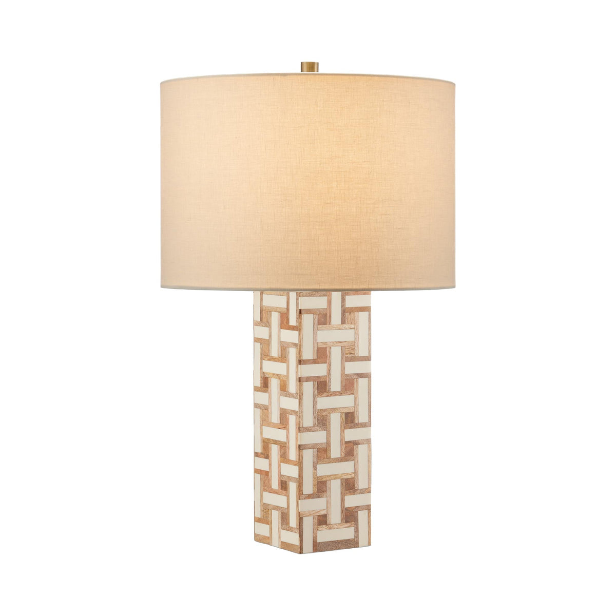 Aarna Table Lamp in Cream.