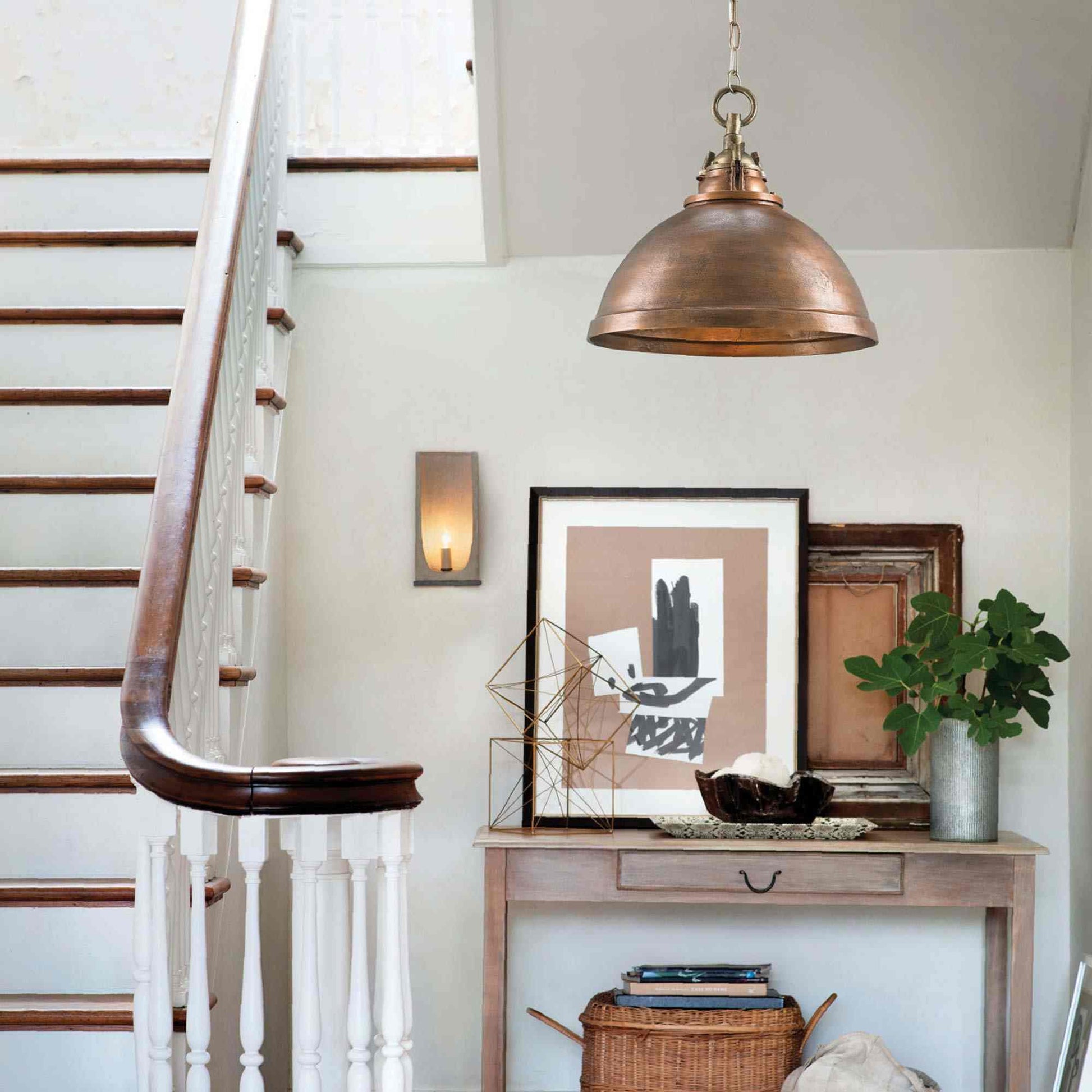 Admiral Pendant Light in hallway.
