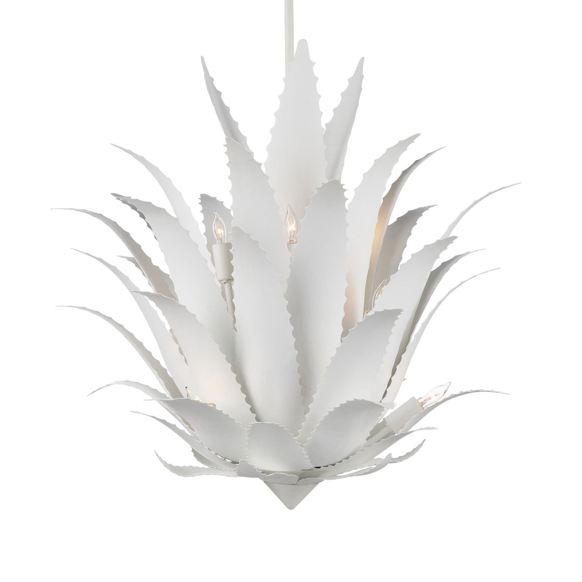 Agave Chandelier in Detail.
