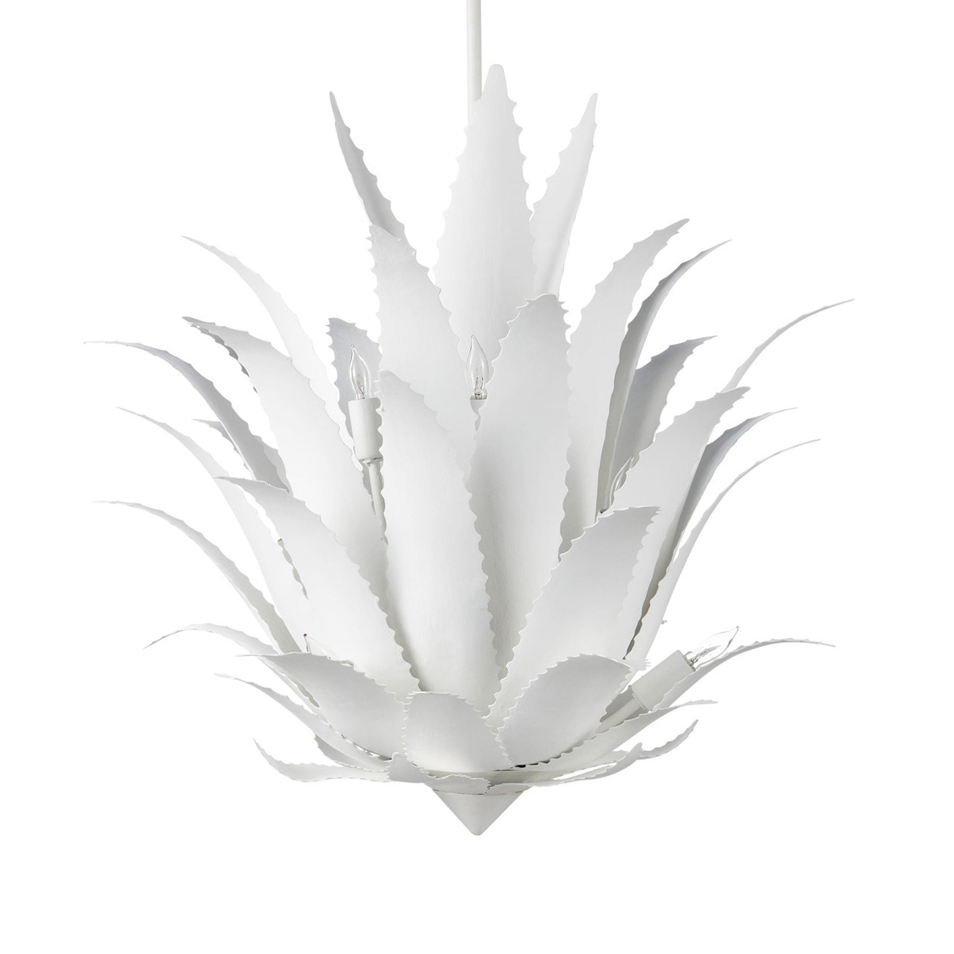 Agave Chandelier in Detail.