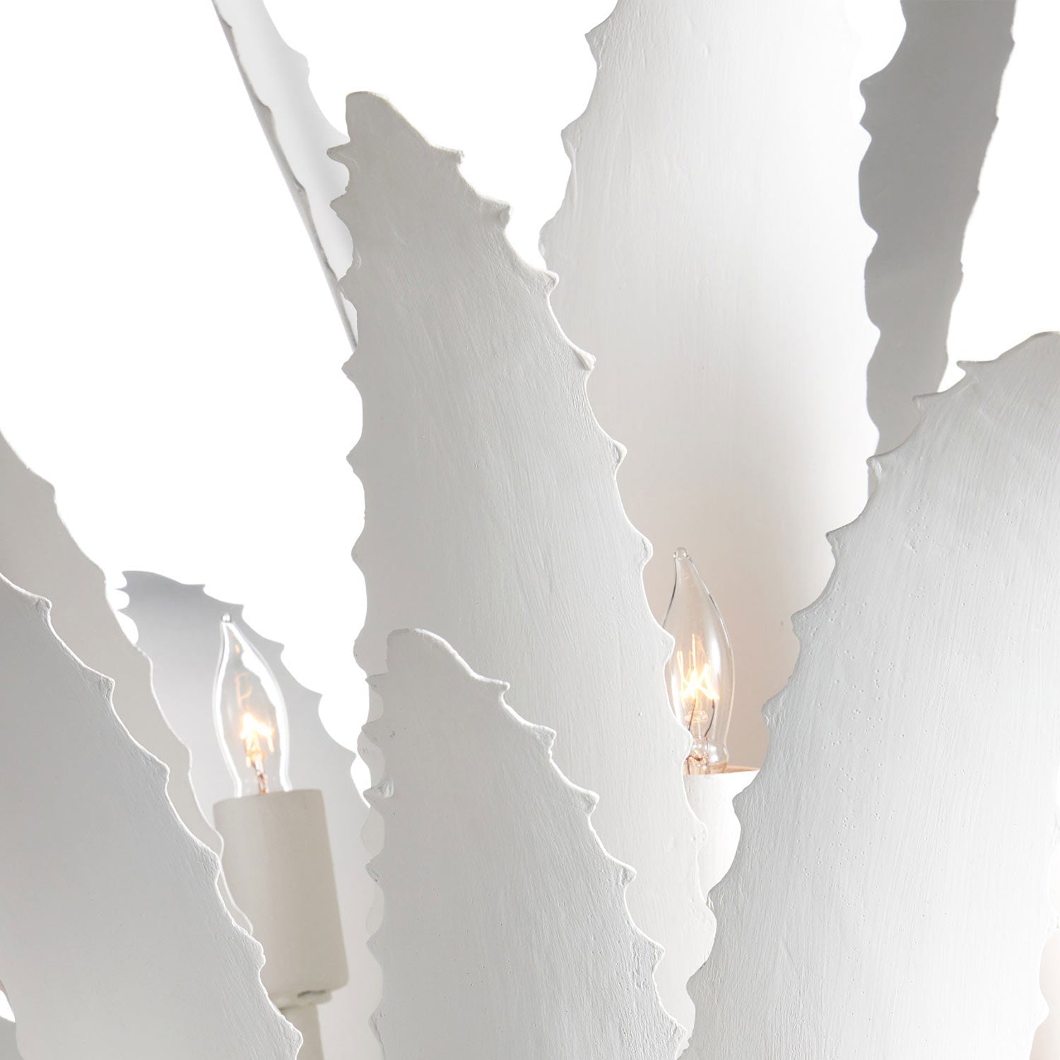 Agave Chandelier in Detail.