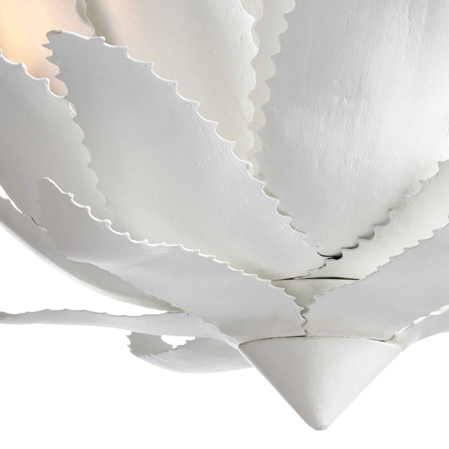 Agave Chandelier in Detail.