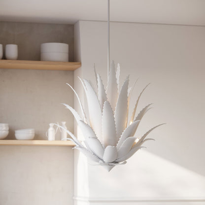 Agave Chandelier in Detail.