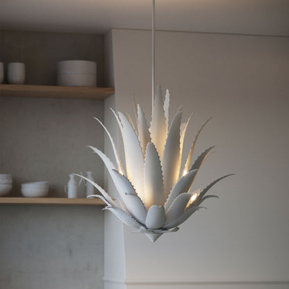 Agave Chandelier in Detail.