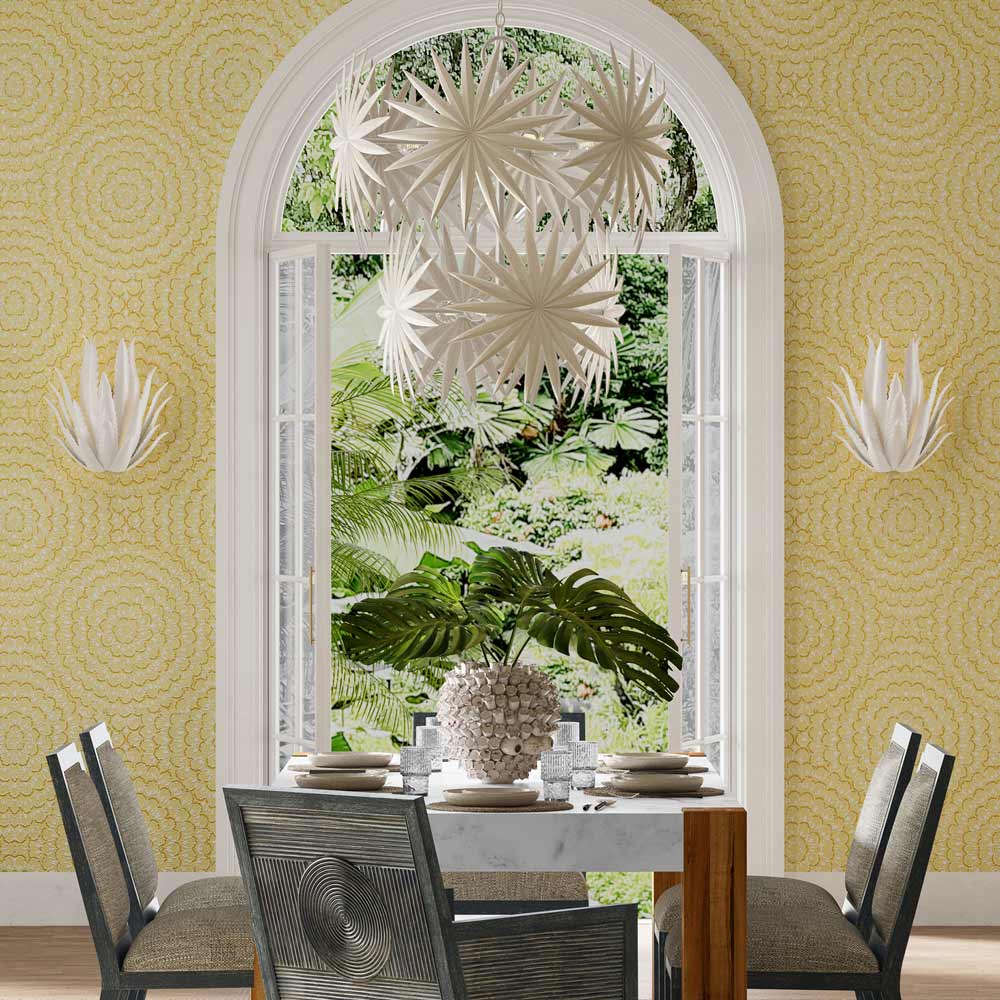 Agave Wall Light in dining room.