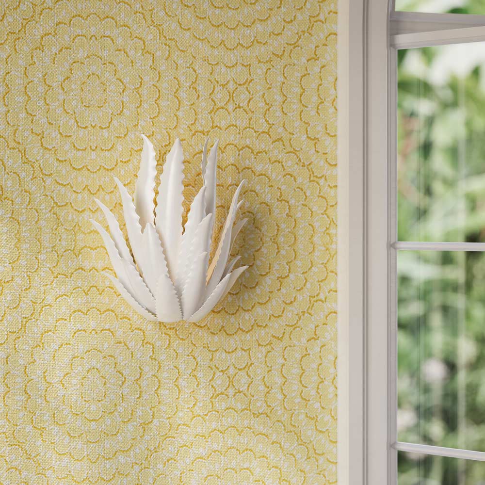 Agave Wall Light in dining room.