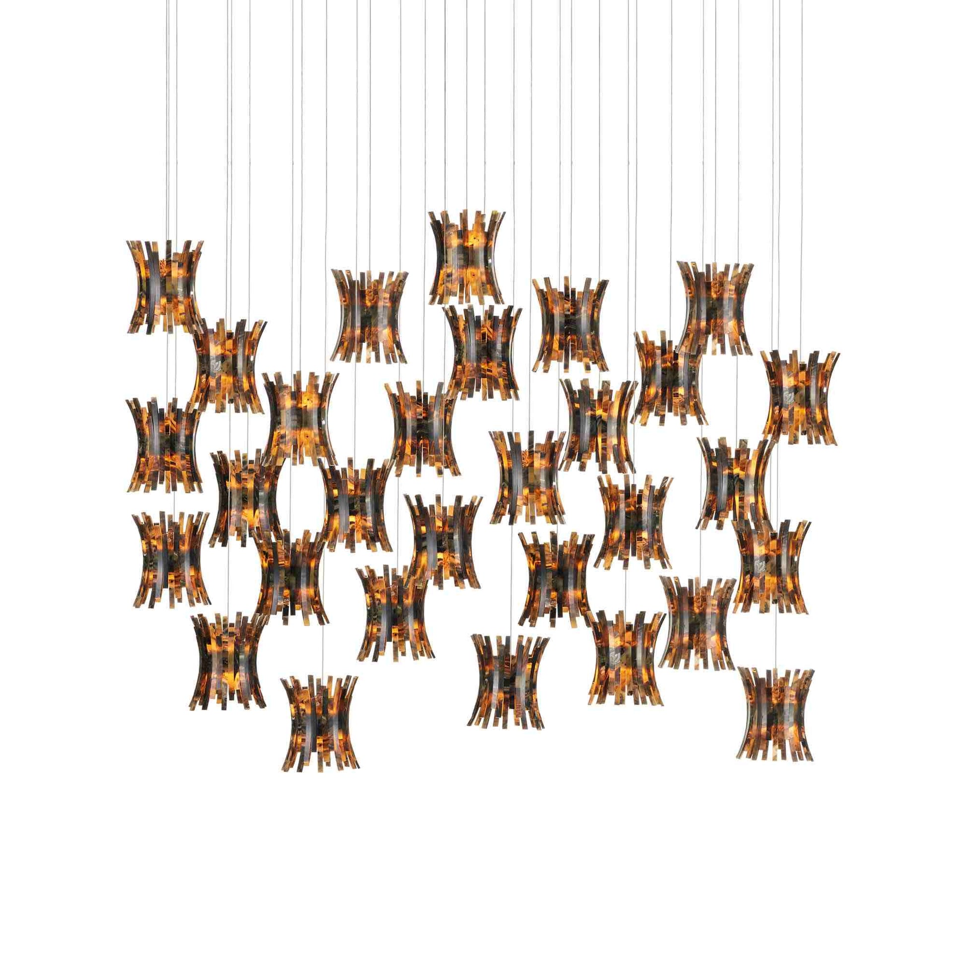 Alsop Linear Multi Pendant Light (30-Light).