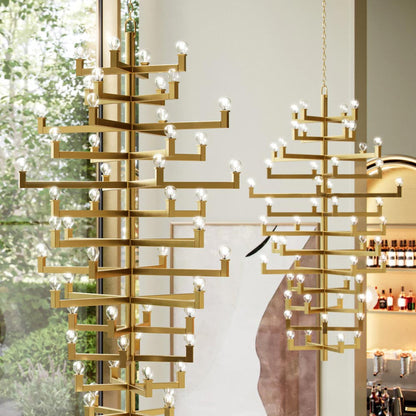 Andre Chandelier in restaurant.